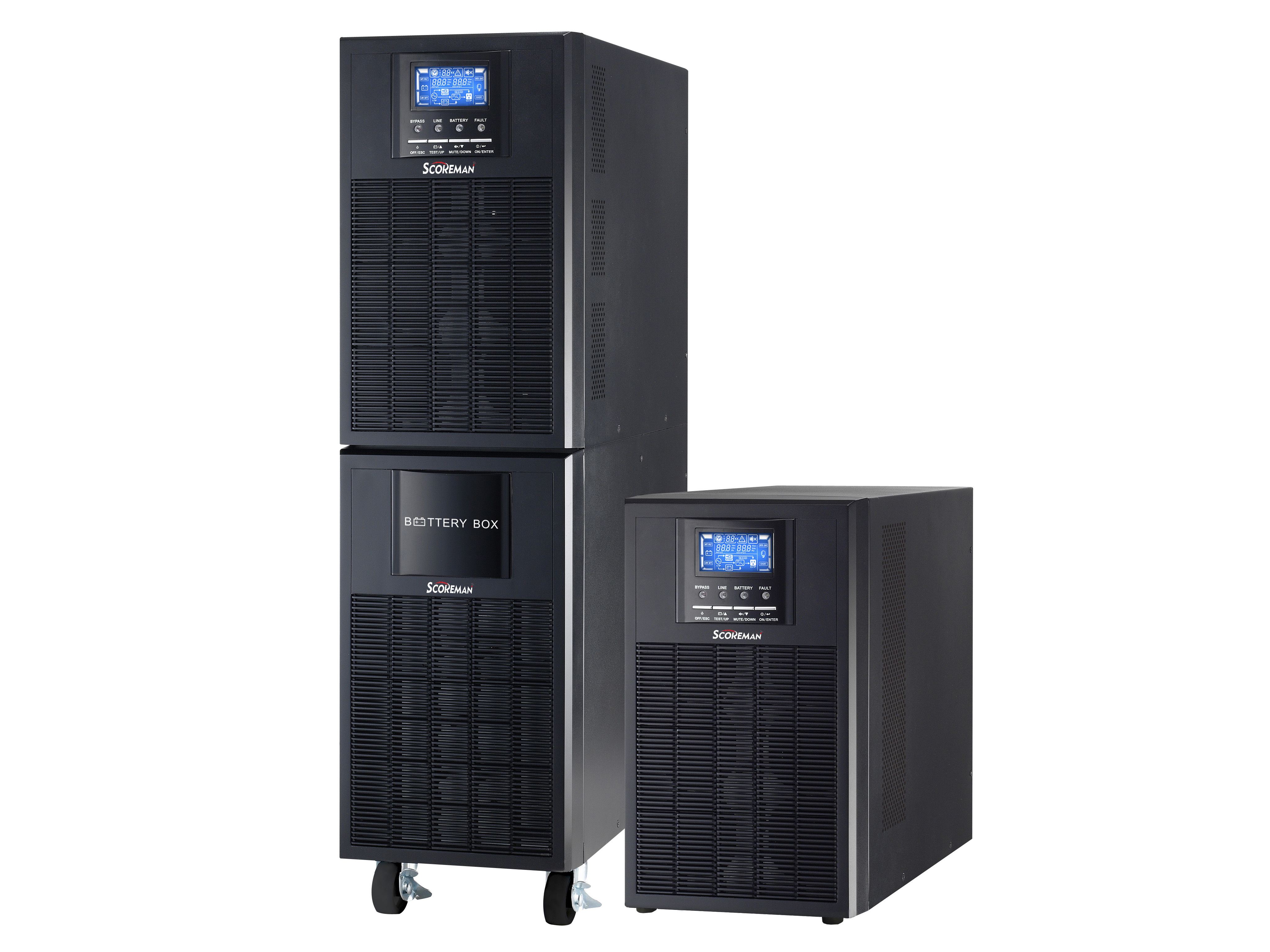 SC 1-10KVA 1-Phase In/1-Phase Out Tower UPS